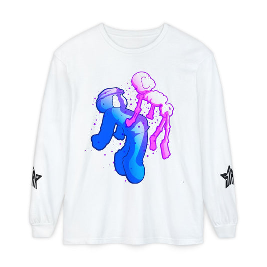 STAR limited edition Garment-dyed Long Sleeve T-Shirt by